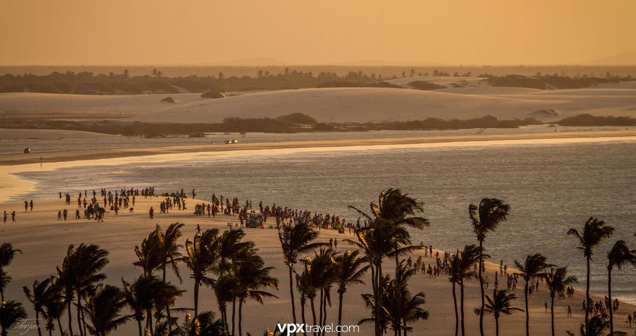 Praia paradisíaca em Jericoacoara