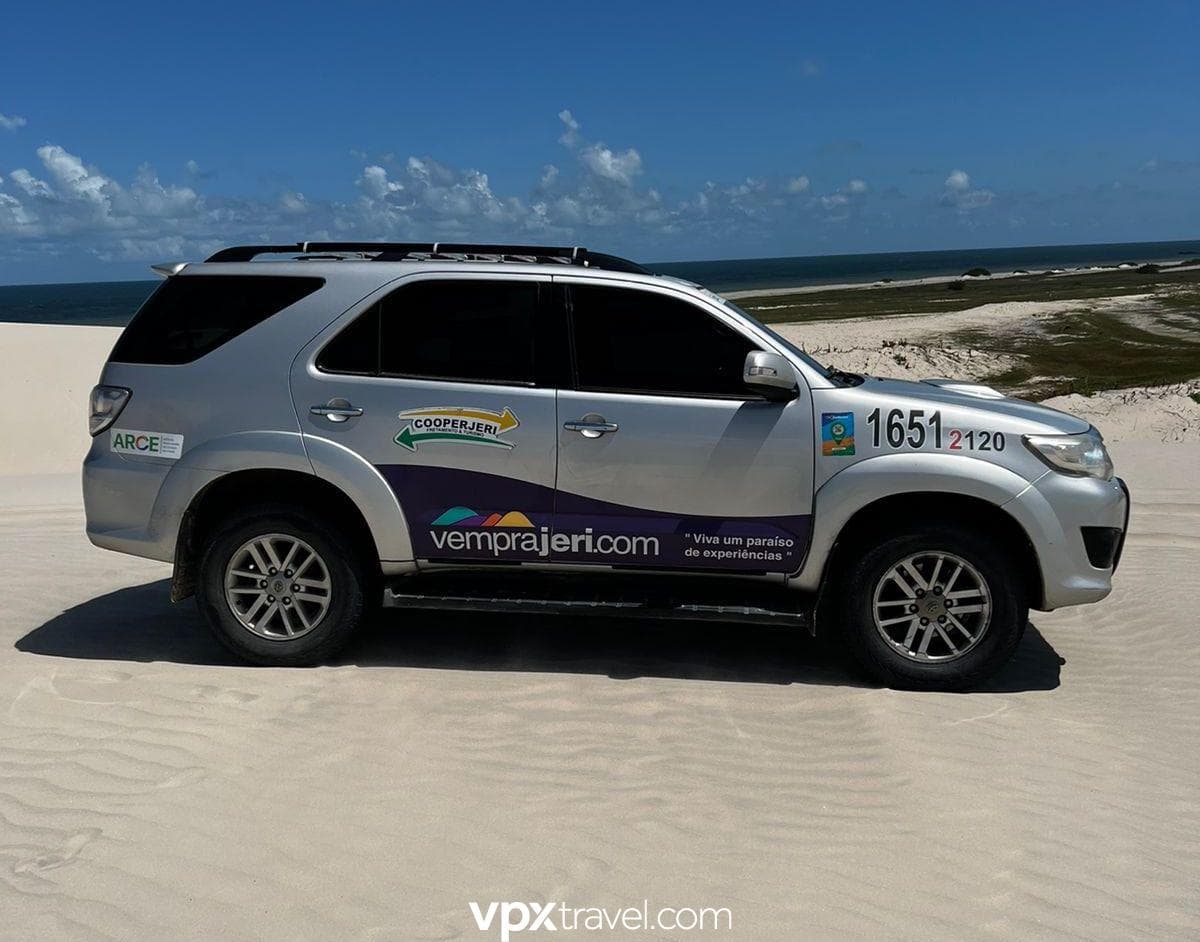 Transfer Exclusivo e Passeio Integrado: Do Aeroporto de Jericoacoara (JJD) à Praia de Jericoacoara com Tour pelo Caminho